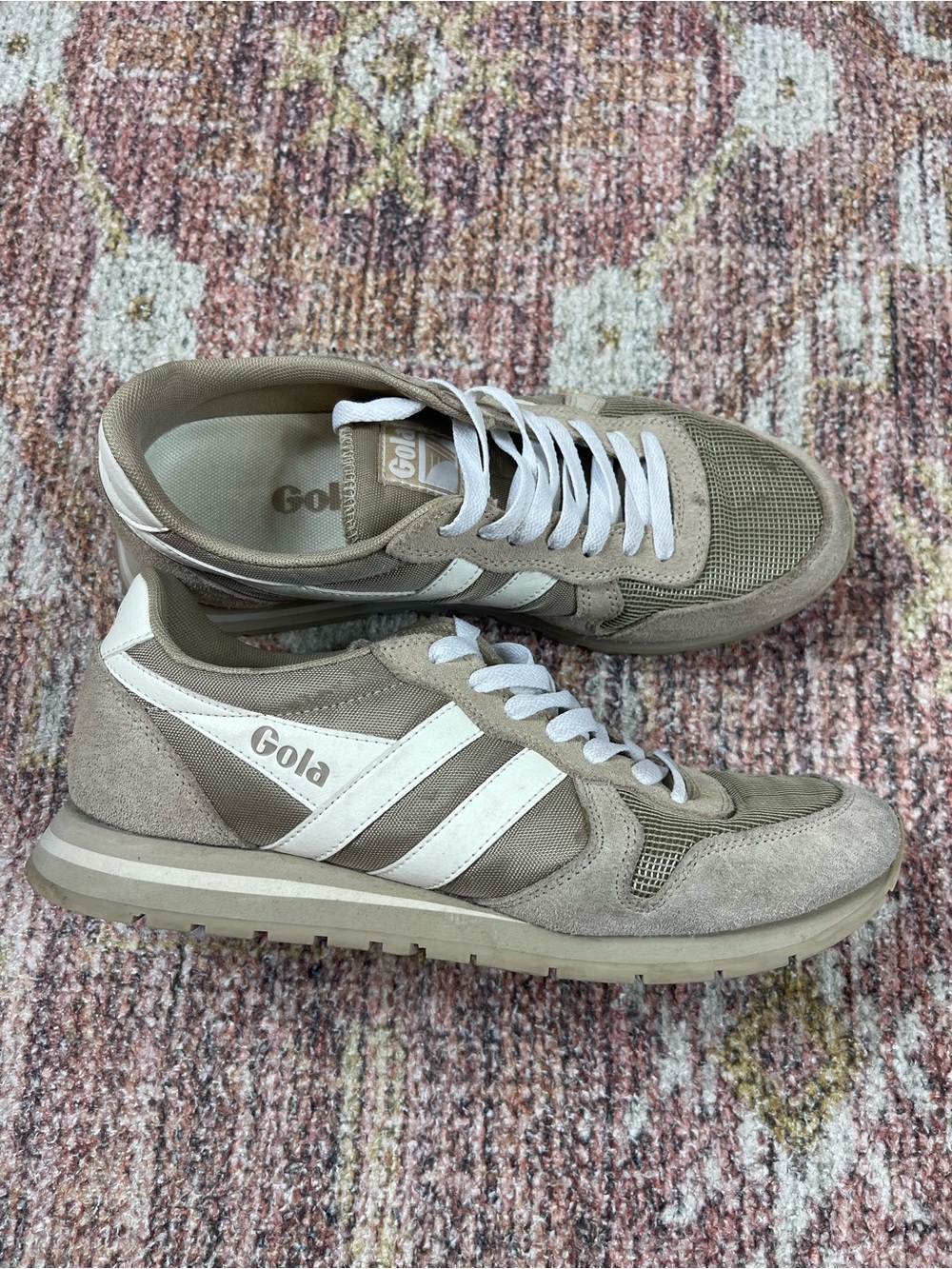 Gola Daytona 88 Trainer Sneakers Bone Size 9.5